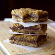 chocolate caramel oatmeal bars