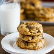 Peanut Butter Oatmeal Chocolate Chip Cookies
