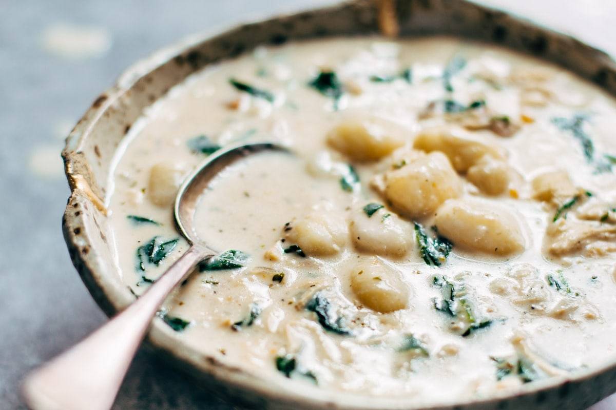 Chicken Gnocchi Soup.