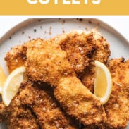 Crispy Chicken Cutlets pin.