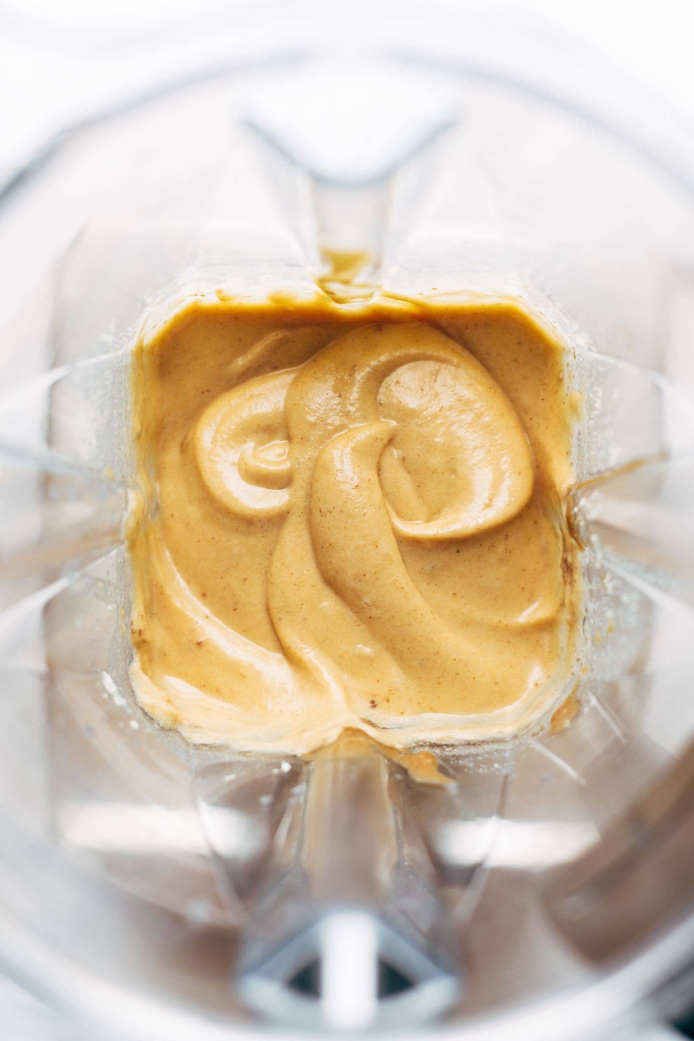 Autumn Glow Milkshake in a blender