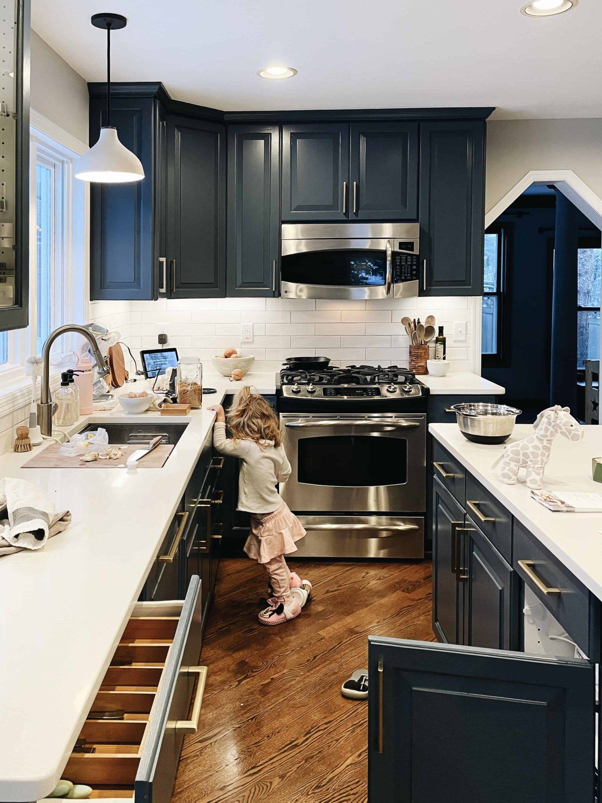 Lindsay's at home kitchen.