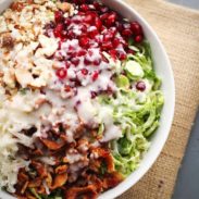 A picture of Chopped Brussels Sprout Salad with Creamy Shallot Dressing