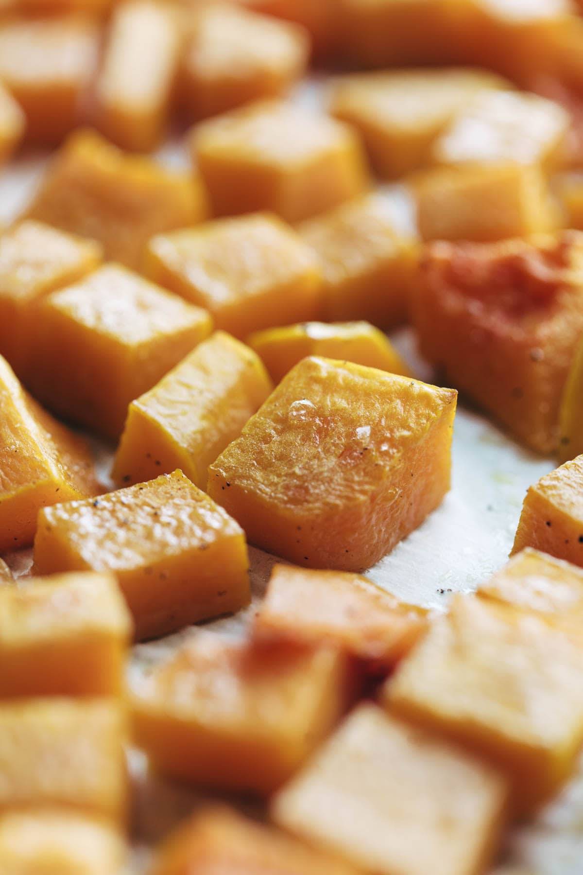 Roasted Squash for Ravioli.